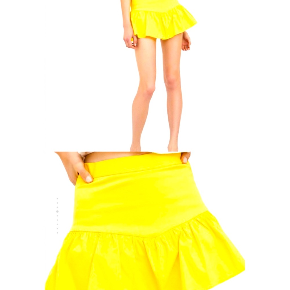 RARE ZARA skort yellow